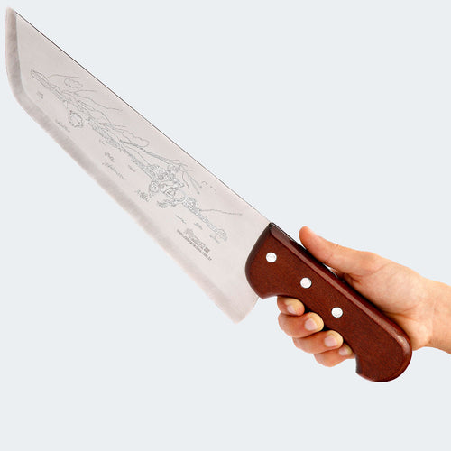 Cimo Stainless Steel Knife with Wooden Handle – 660/RD