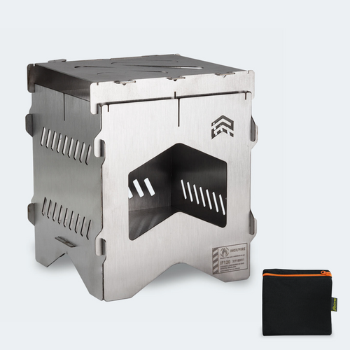 Cimo Inoxfire Portable Disassembly Stove with Black Bag - IF120P