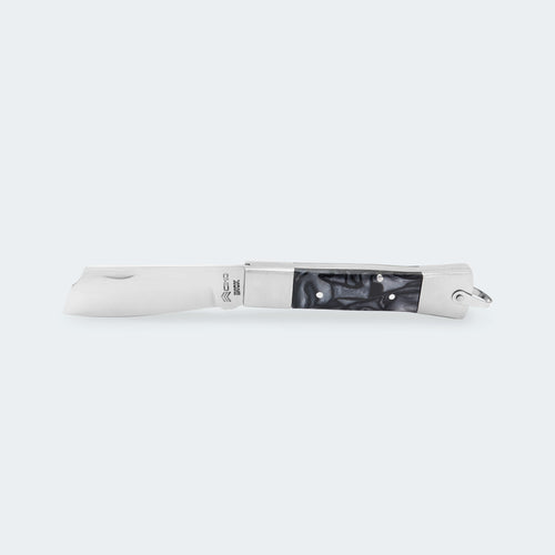 Cimo Stainless Steel Knife with Stainless Steel and Black Acrylic Handle - 320/7 I PT