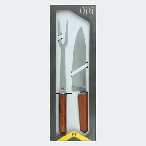 Oiti Brasa BBQ Kit - Chef Knife 8 3001/8 and Fork 9 - 3001/8 C1