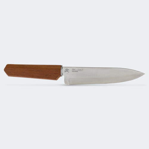 Oiti Chef Knife 7” Stainless Steel Wooden Handle - 3001/7