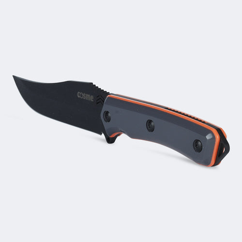 Cimo Ax Cosme Carbono 5” Black Rigiflex Cyber Handle Knife with Sheath - 4042/5 RFCY-PT