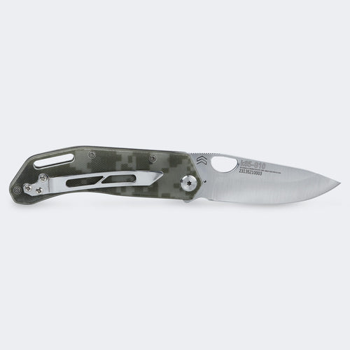 Cimo Komodo Stainless Steel G10 Handle Pocket Knife with Clip - K85-G10