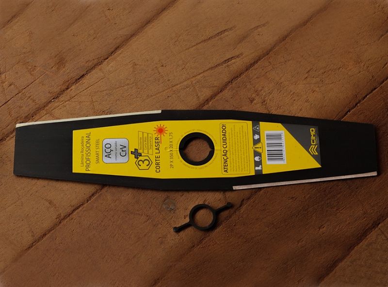 Lâmina para roçadeira com anel regulador: praticidade na rotina!