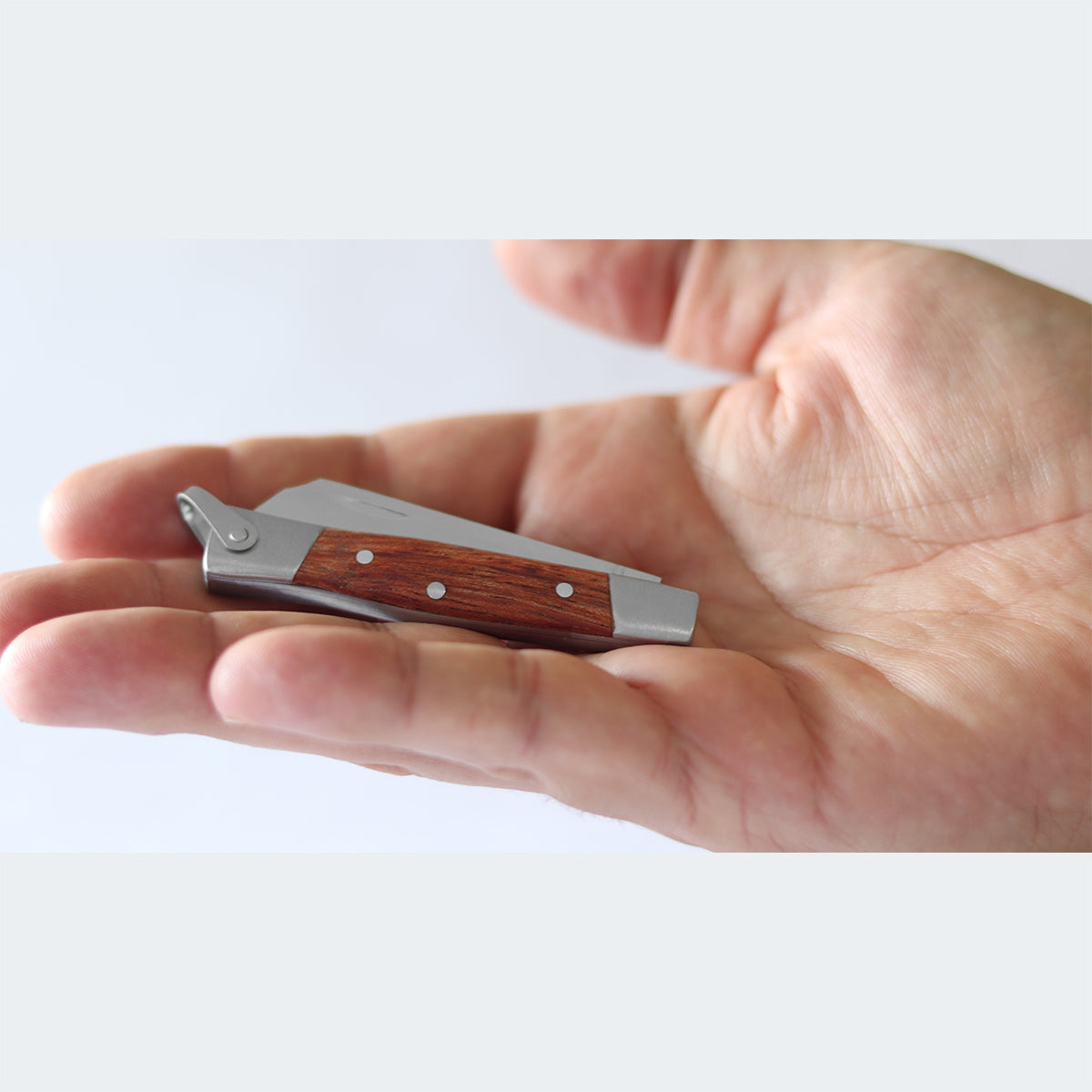 Cimo Stainless Steel Knife with Stainless Steel and Wood Handle - 330/5 I MAD