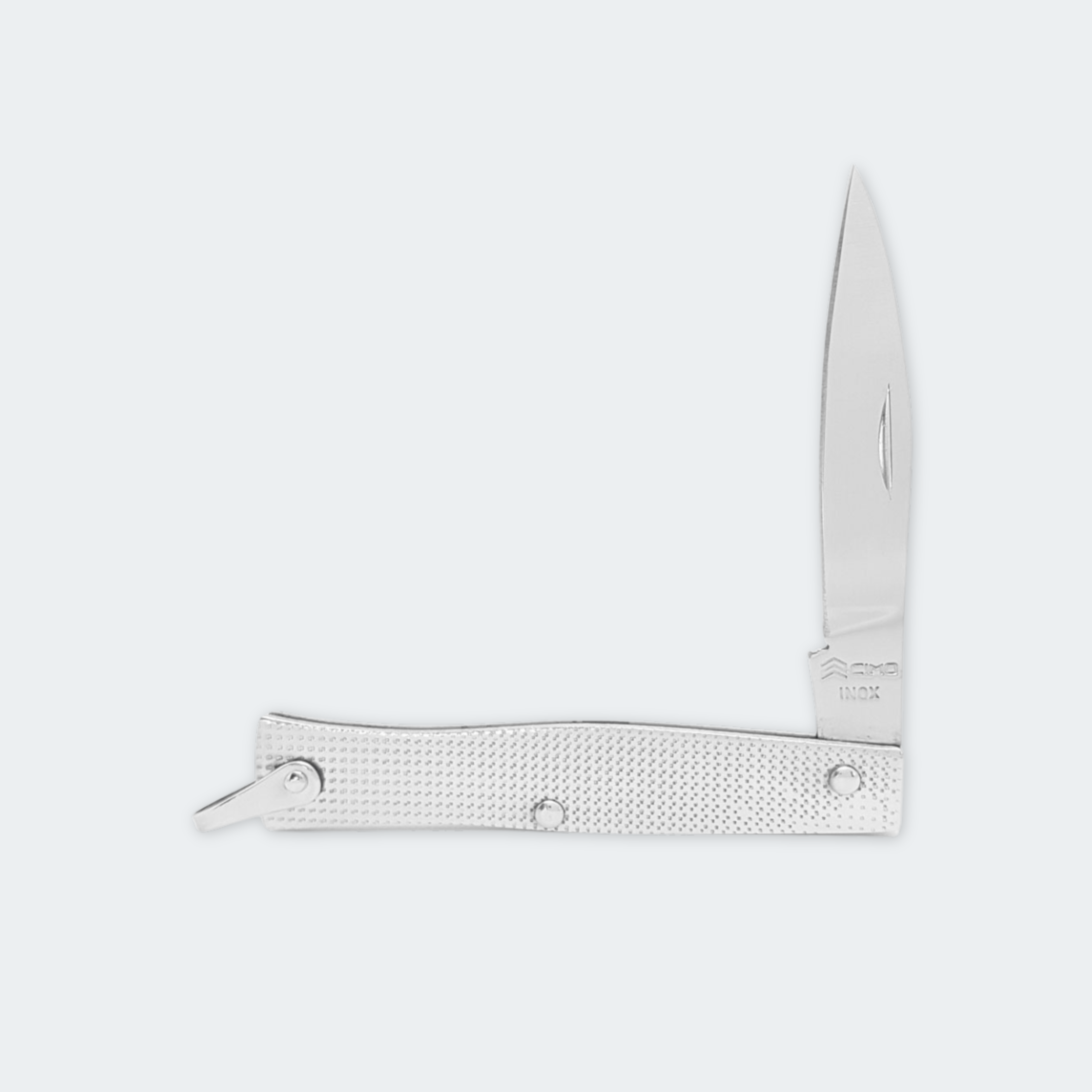 Cimo Traditional Stainless Steel Pocket Knife with Sheath - 220/4 C/B