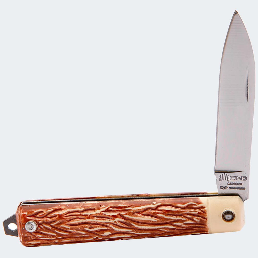 Cimo Carbon Acetate Handle Pocket Knife - 52/P CARB