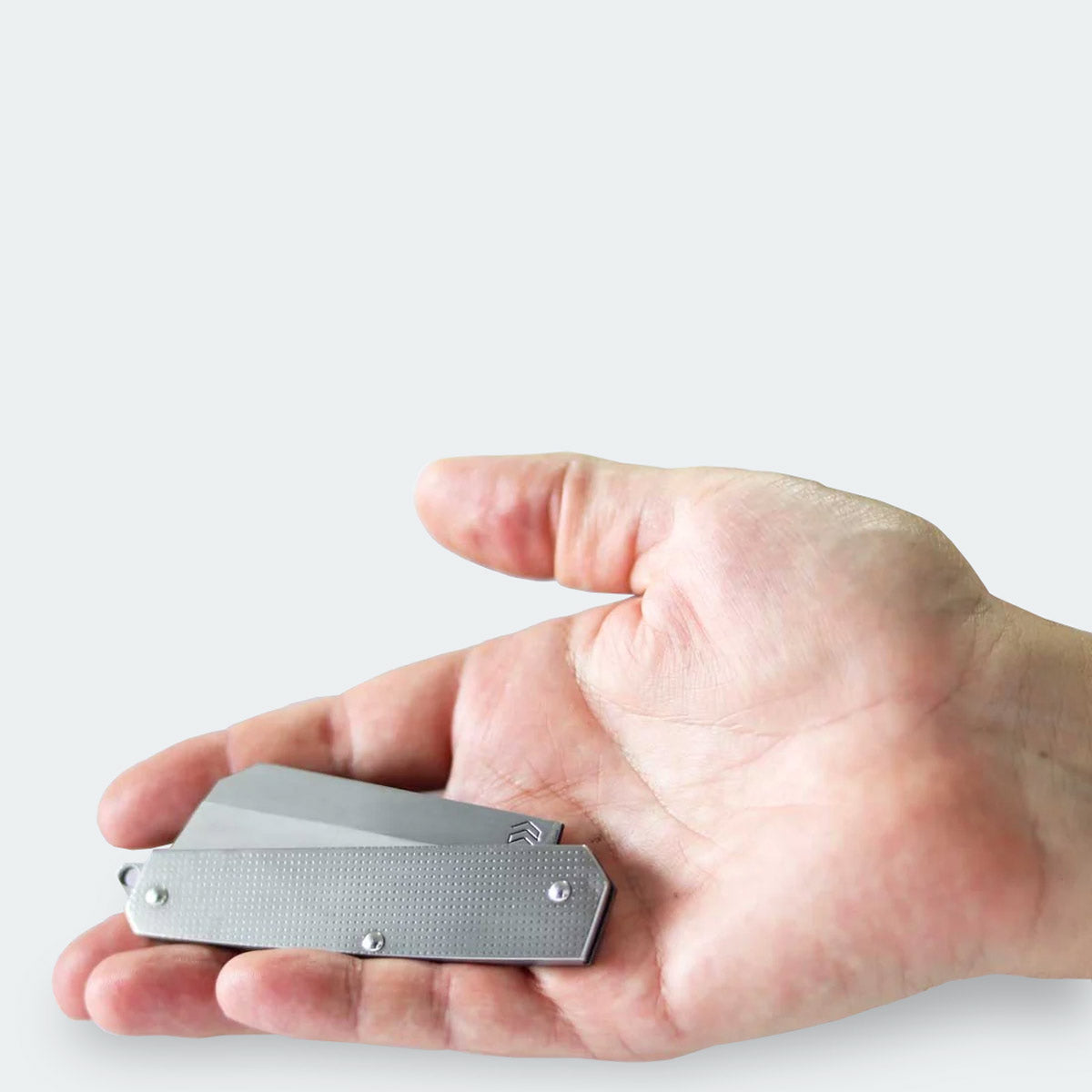 Cimo Stainless Steel Pocket Knife with Stainless Steel Handle and Sheath - 59/3 I C/B