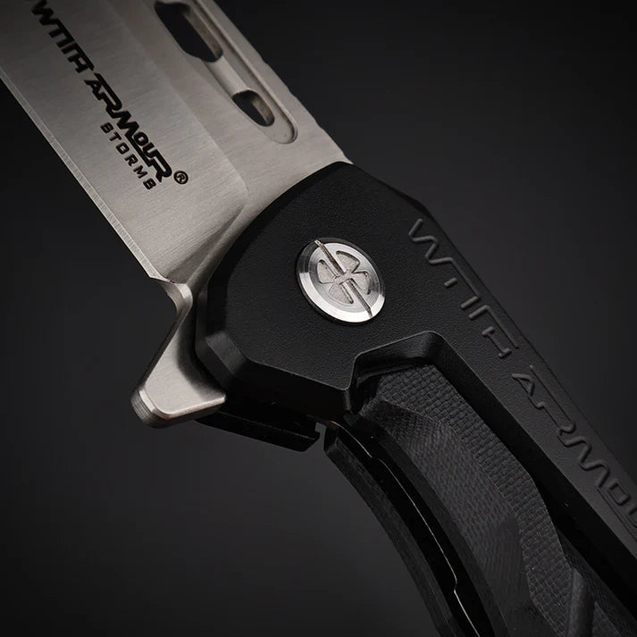 EDC Thor Folding Knife With Armour – D2 Steel, Frame Lock, G10 Handle | Strength and Precision