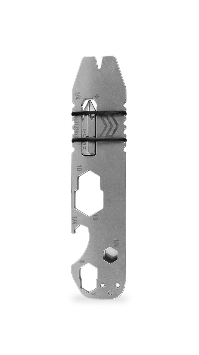 Pry Bar Cimo Arch 1 Stainless Steel 10-in-1 Multitool with Clip - ARC01