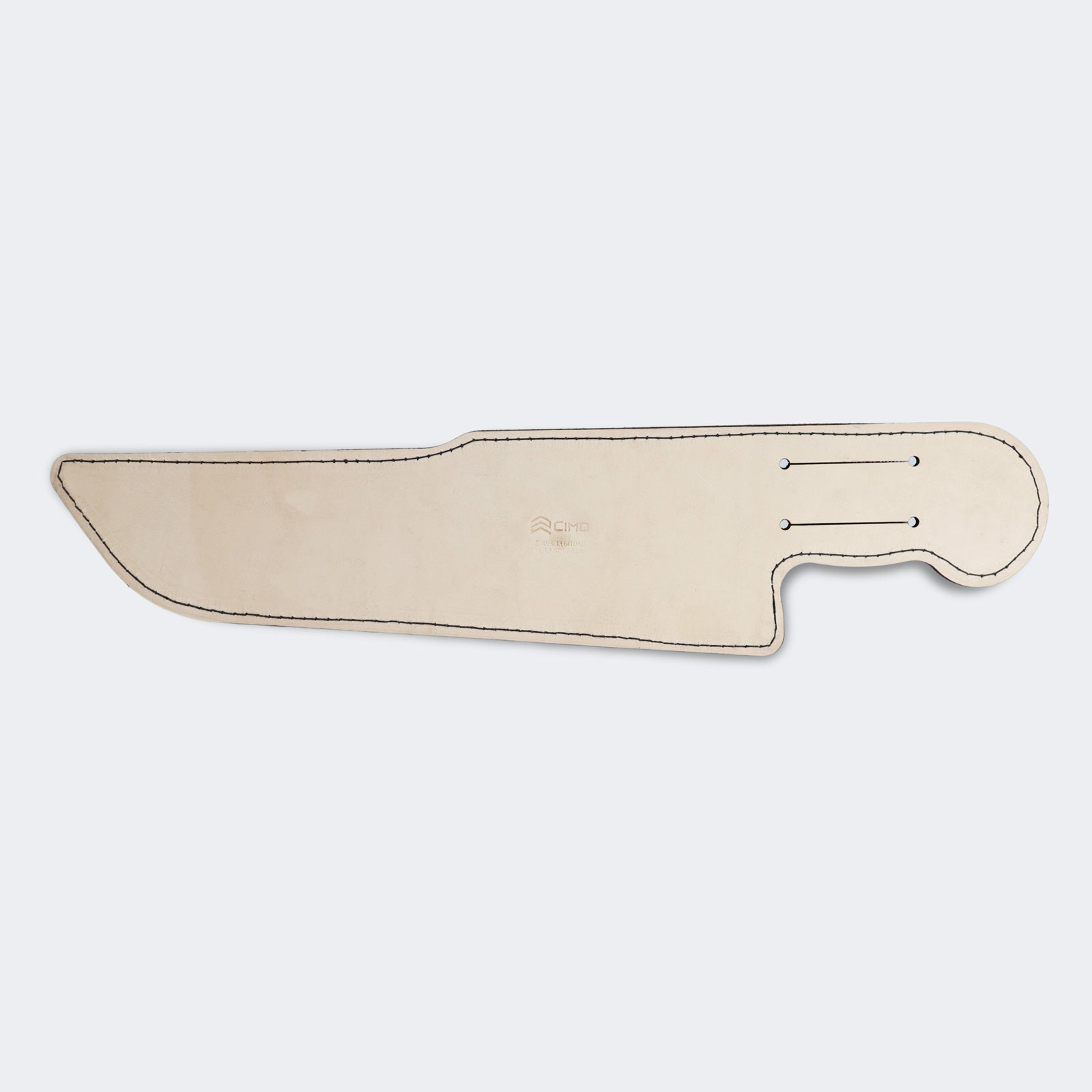 Cimo Stainless Steel Knife with Wooden Handle and Sheath - 660/P C/B
