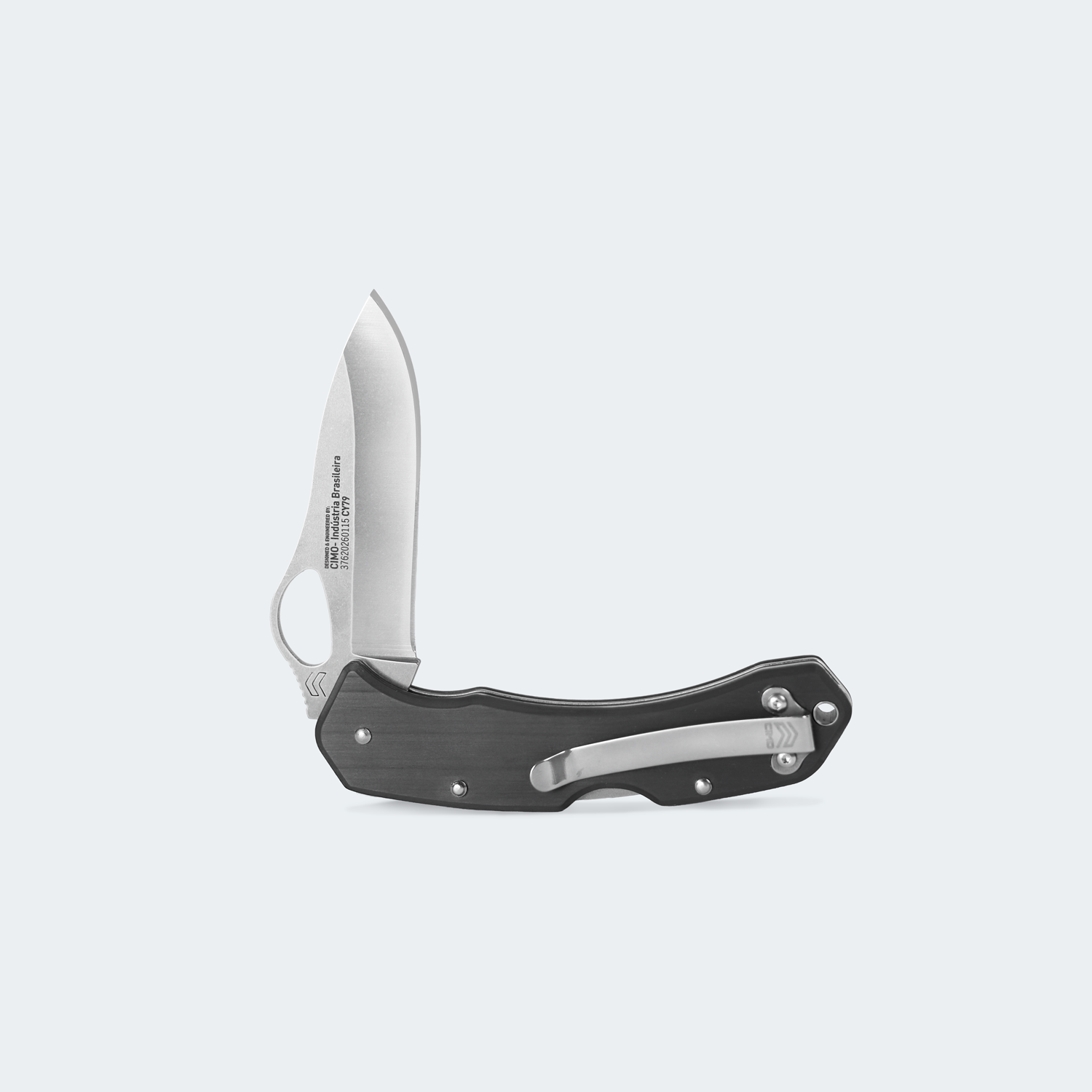 Cody Hunter Carbon Fiber Pocket Knife with Clip - CY79-FC