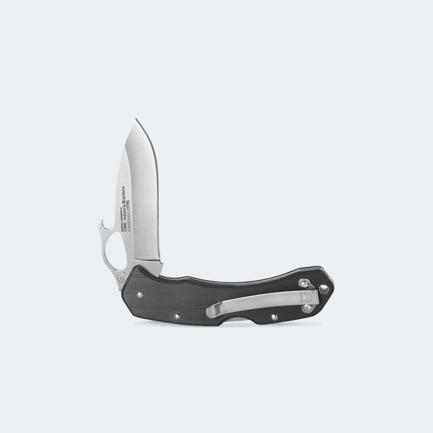 Cody Hunter Carbon Fiber Quick Draw Pocket Knife with Clip - CY79S-FC