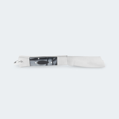 Cimo Stainless Steel Knife with Stainless Steel and Black Acrylic Handle - 320/7 I PT