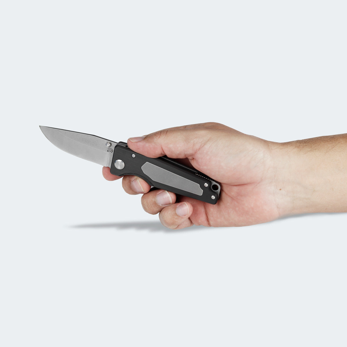 Cimo Colombo Stainless Steel Pocket Knife with Carbon Fiber Handle and Clip - CO178-FC