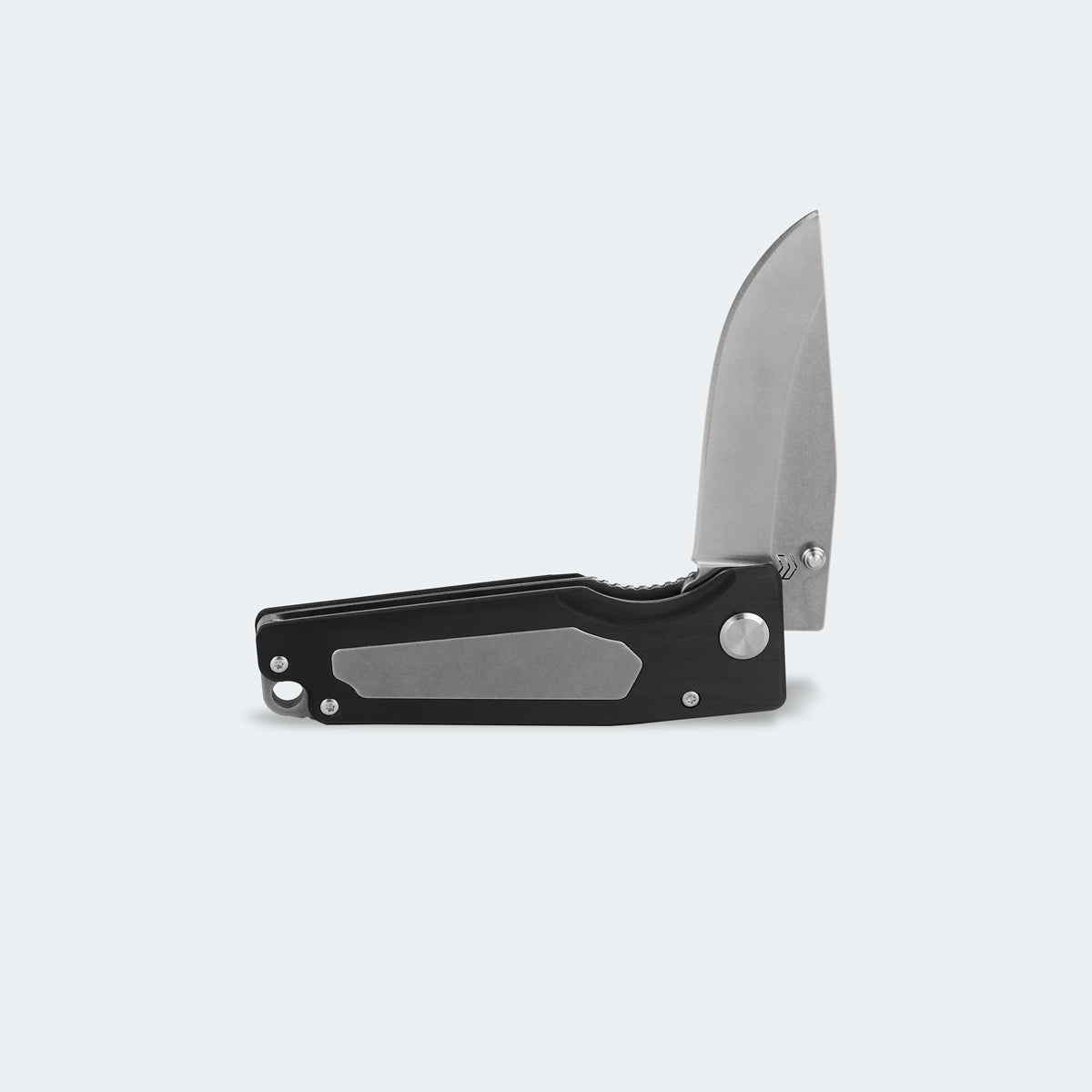 Cimo Colombo Stainless Steel Pocket Knife with Carbon Fiber Handle and Clip - CO178-FC