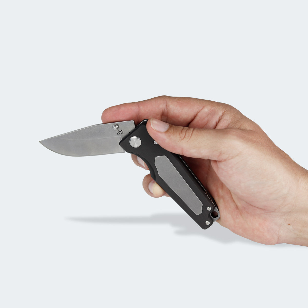 Cimo Colombo Stainless Steel Pocket Knife with Carbon Fiber Handle and Clip - CO178-FC
