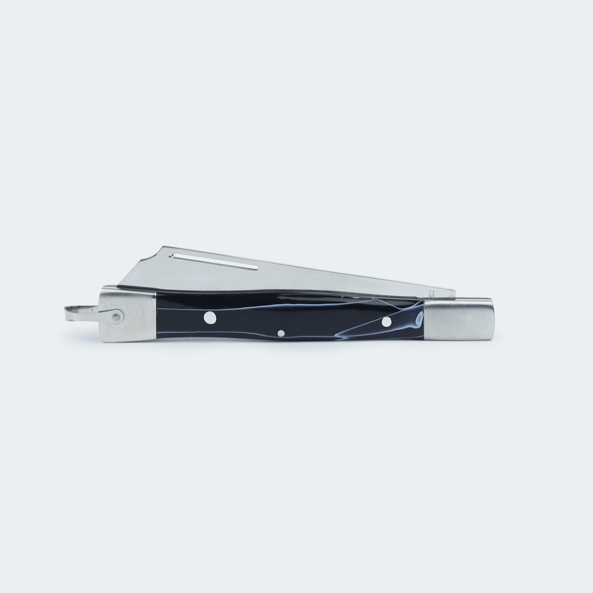 Special Edition Icons Cimo Penknife 330/L Stainless Steel Black Acrylic Handle + 220/3 Mini