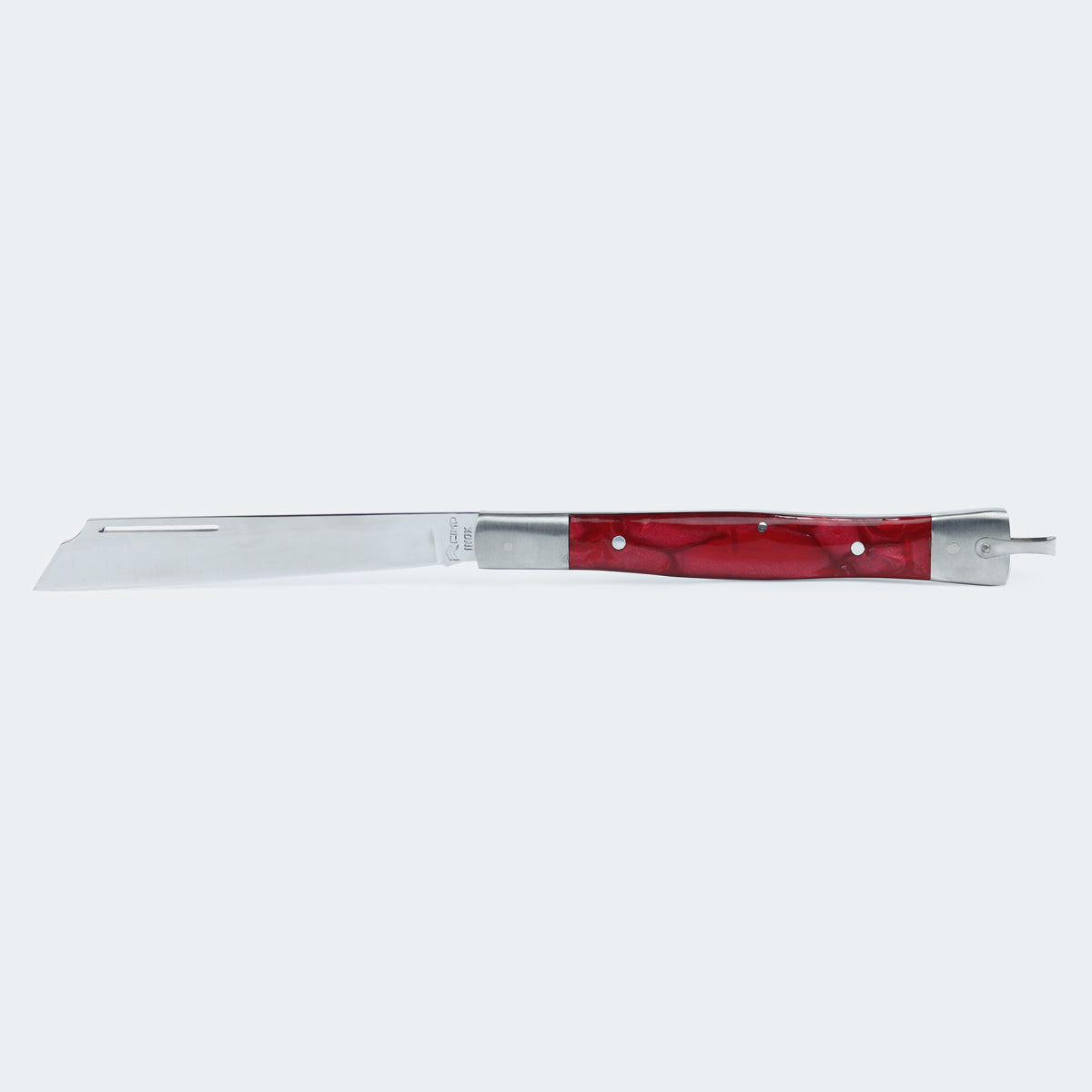 Special Edition Cimo Icons Pocket Knife 330/L Stainless Steel Red Acrylic Handle + 220/3 Mini