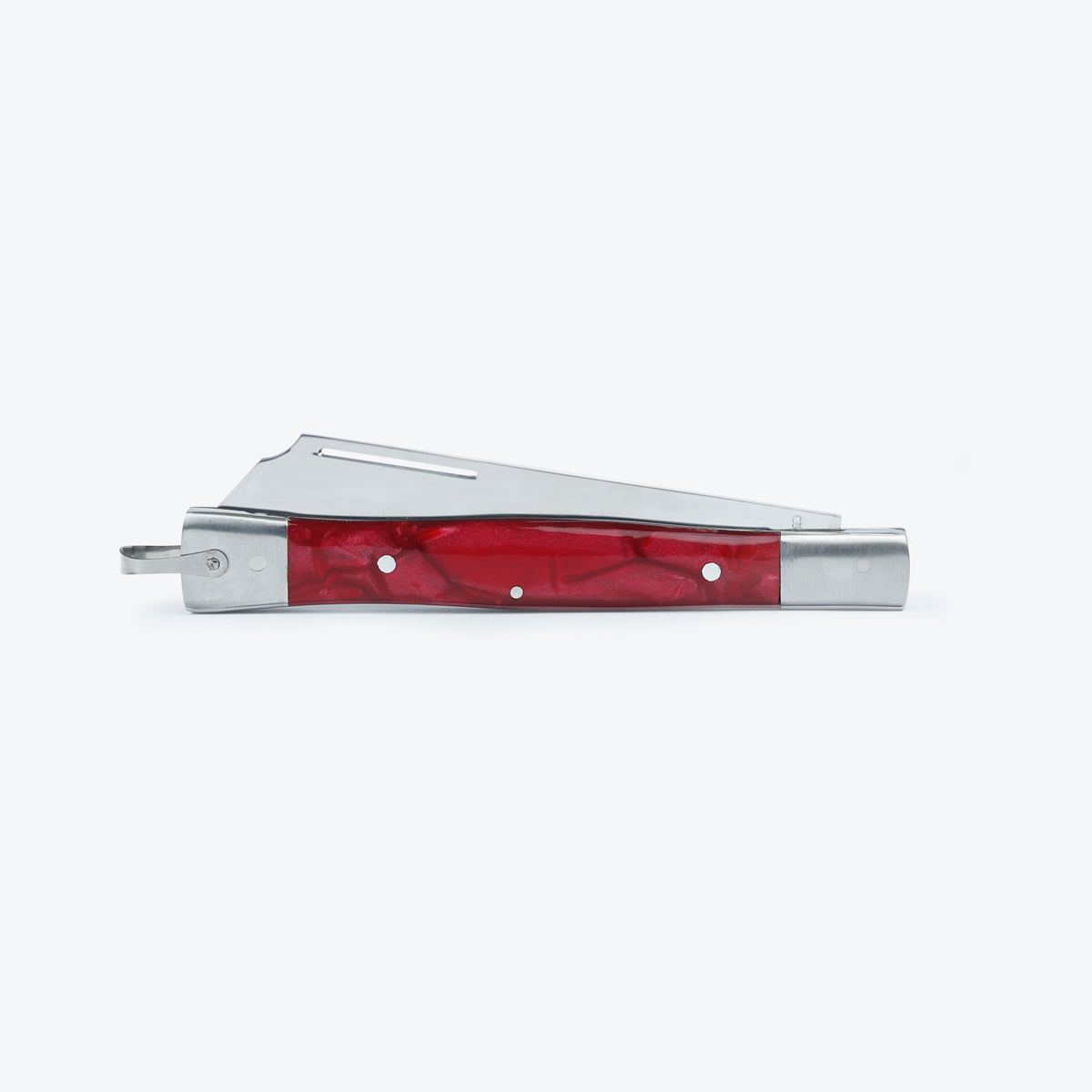 Special Edition Cimo Icons Pocket Knife 330/L Stainless Steel Red Acrylic Handle + 220/3 Mini