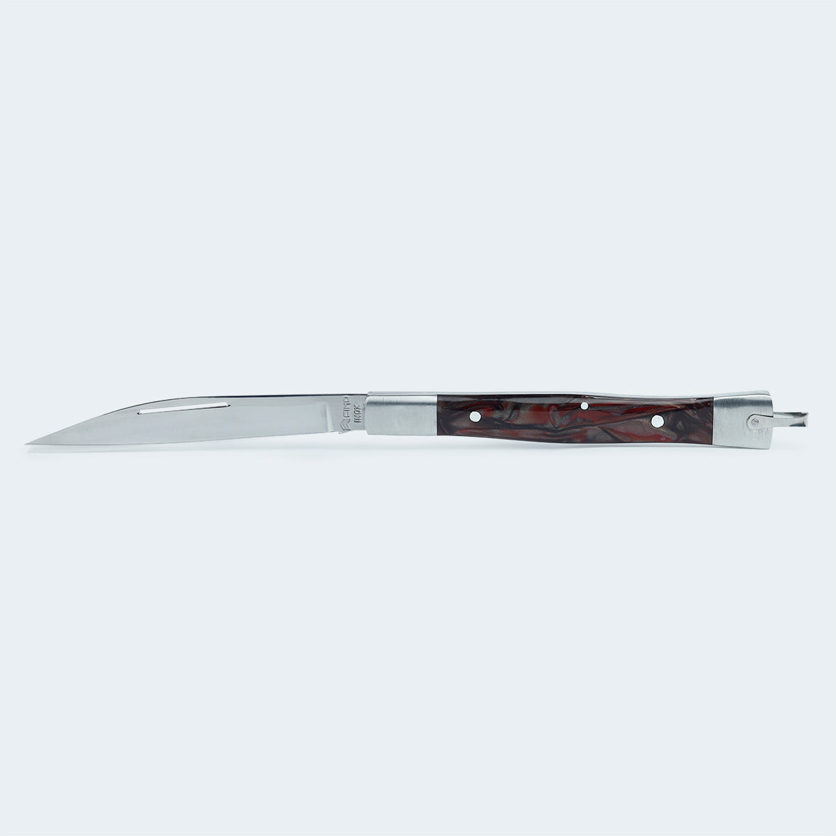 Special Edition Cimo Canivete Icons 330/P Stainless Steel with Brown Acrylic Handle + 220/7 Mini