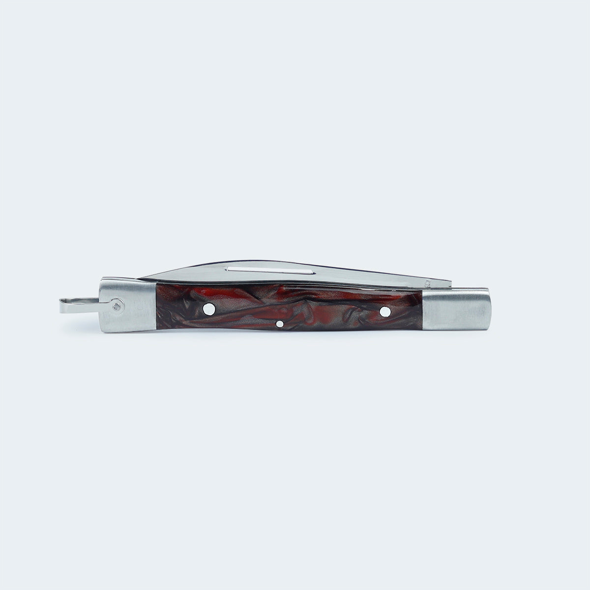 Special Edition Cimo Canivete Icons 330/P Stainless Steel with Brown Acrylic Handle + 220/7 Mini