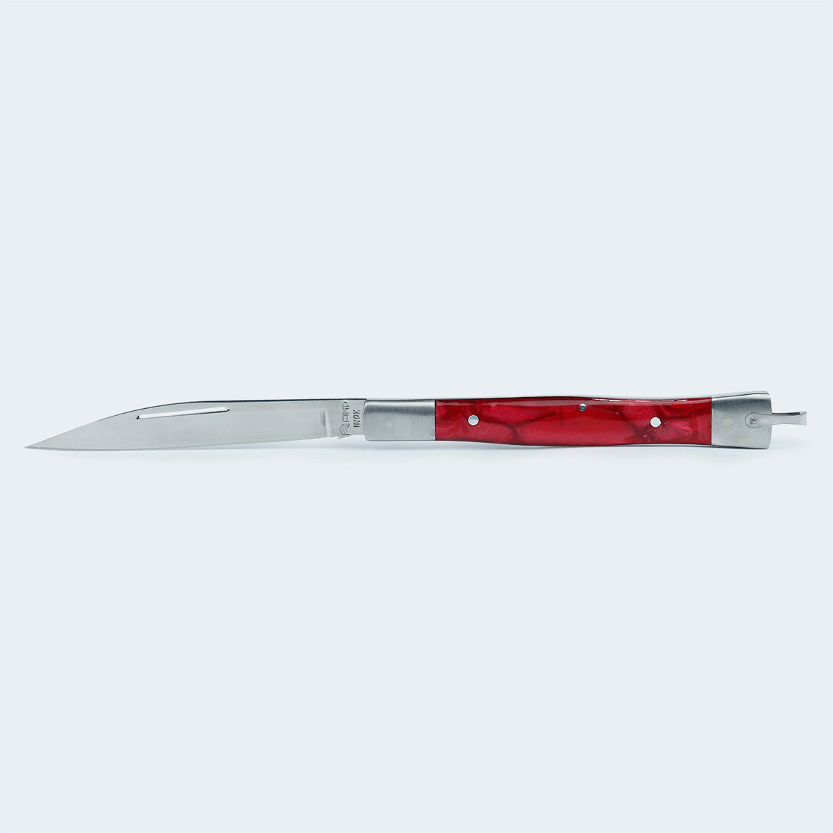 Special Edition Cimo Canivete Icons 330/P Stainless Steel with Red Acrylic Handle + 220/7 Mini