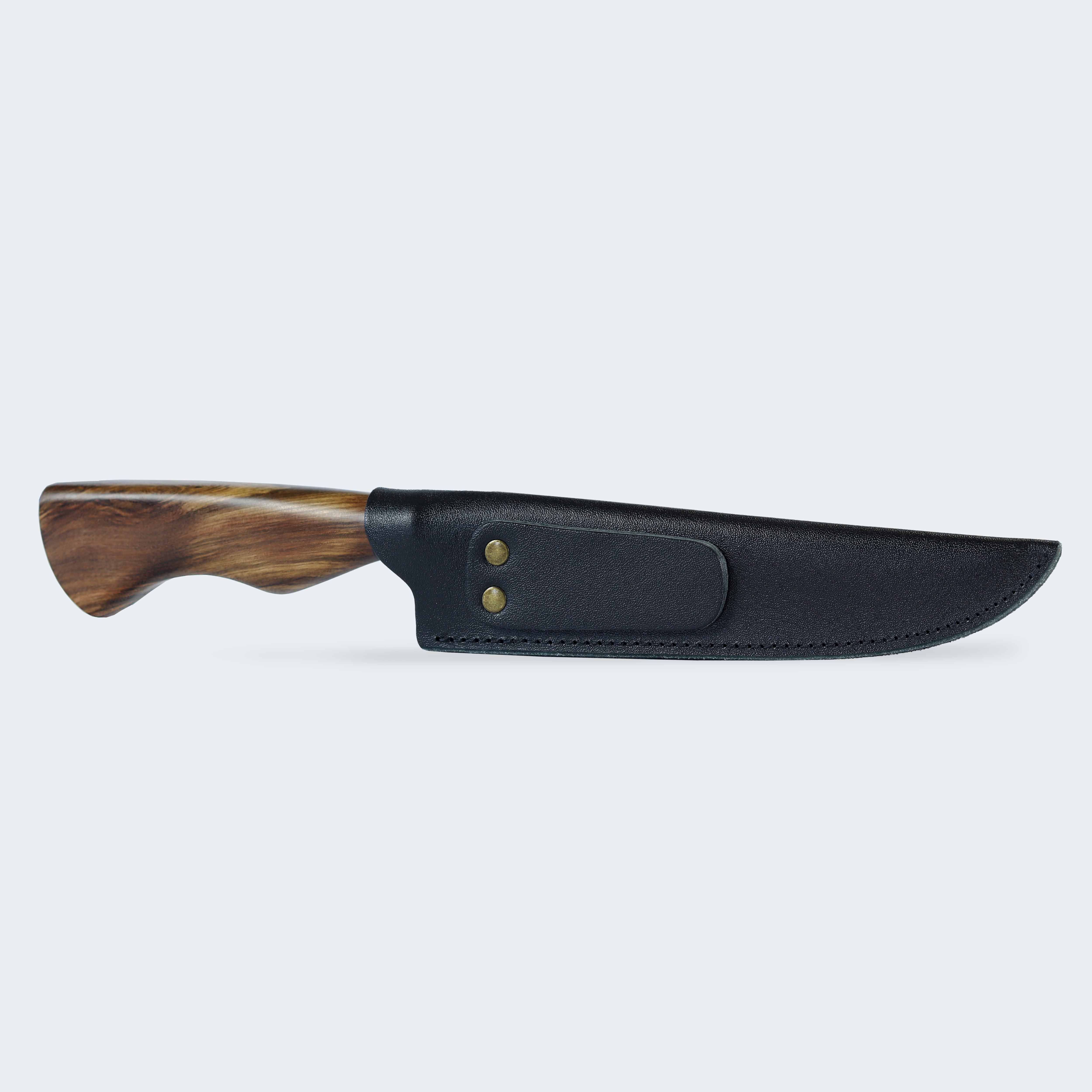Cimo Handmade Knife 1964/8 Wooden Handle with Leather Sheath - 1964/8 MAD C/B