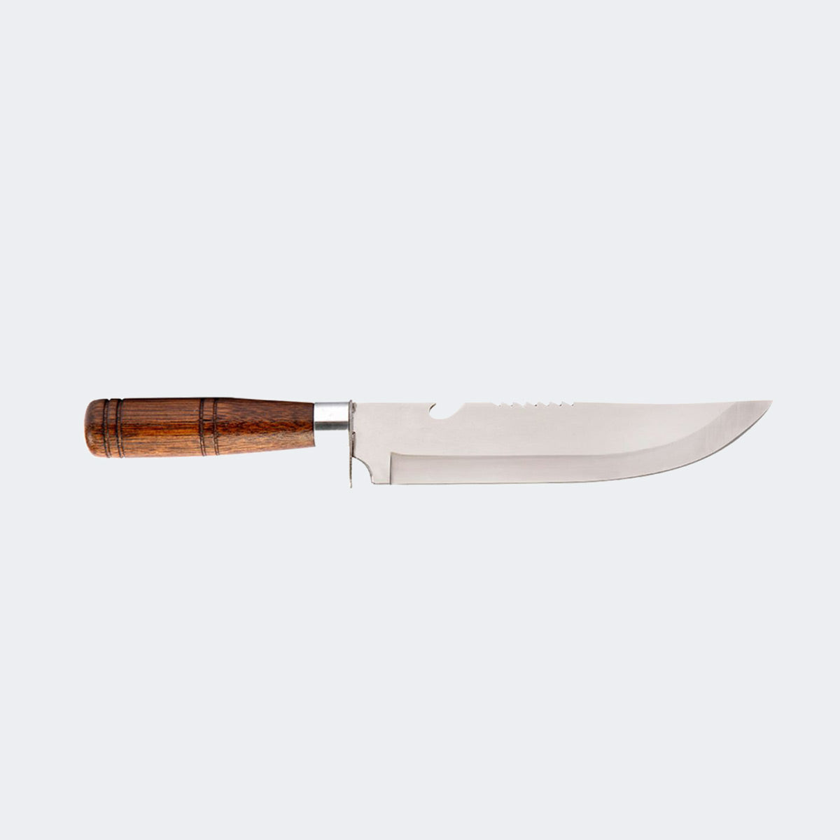 Cimo Stainless Steel Knife with Wooden Handle and Sheath - 2051/8 C/B