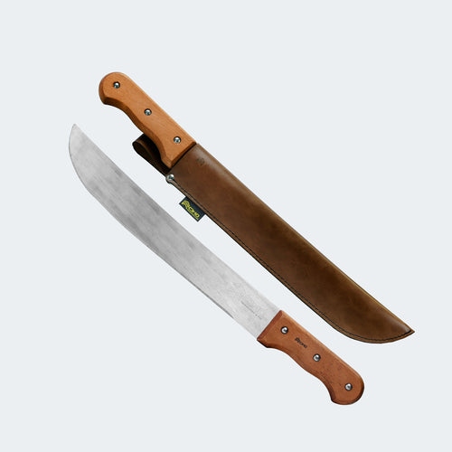 Cimo 14” Machete with Wooden Handle and Sheath - 1030/14
