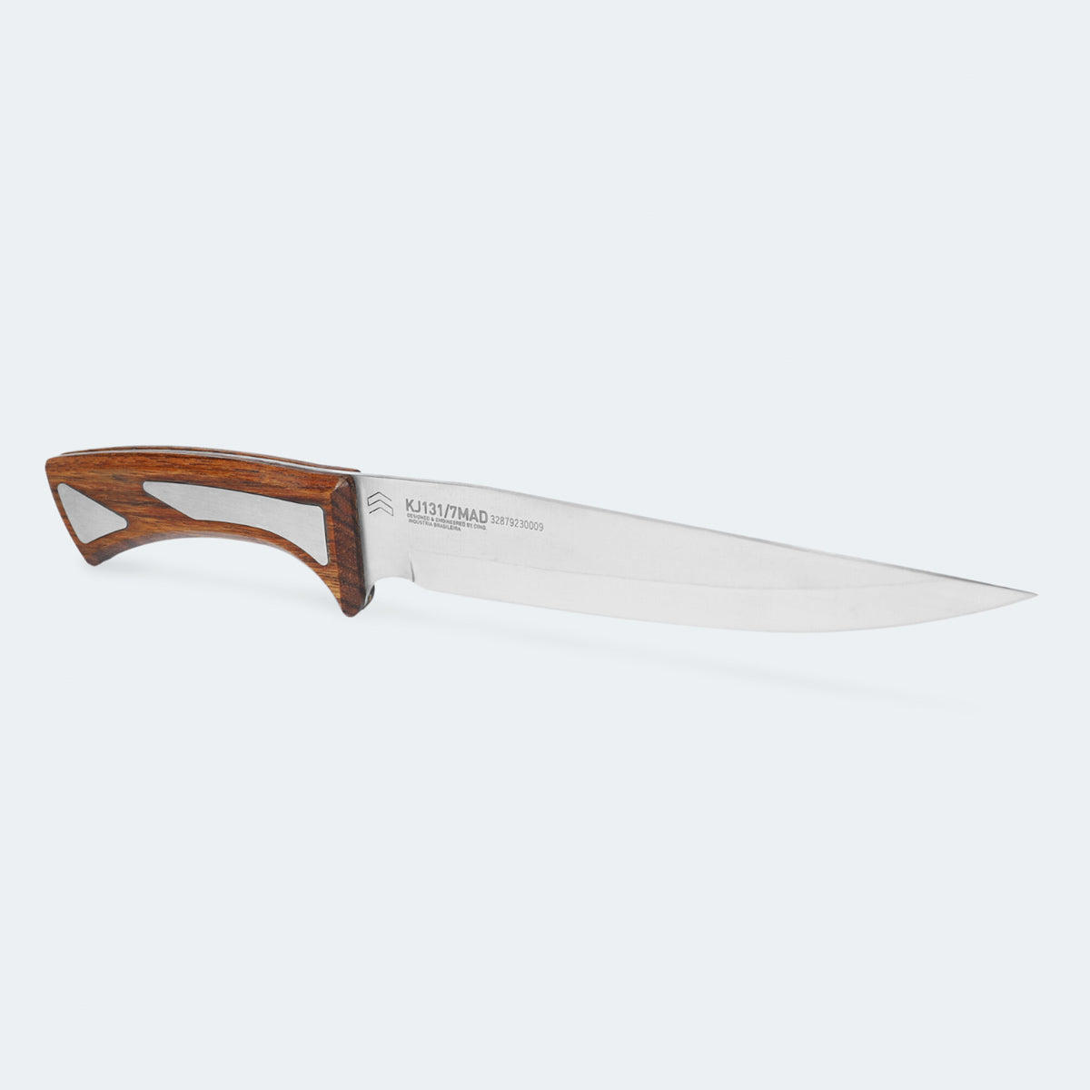 Cimo Kandandji 7 Stainless Steel Wood Handle 2 Knife with Sheath - KJ131/7-MAD C/B