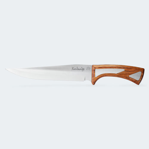 Cimo Kandandji 8 Stainless Steel Knife with Wooden Handle and Sheath - KJ131/8-MAD C/B
