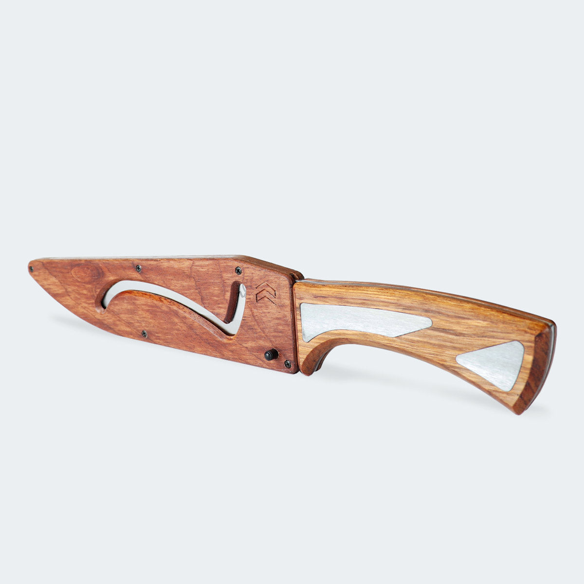 Cimo Kandandji 8 Stainless Steel Knife with Wooden Handle and Sheath - KJ131/8-MAD C/B
