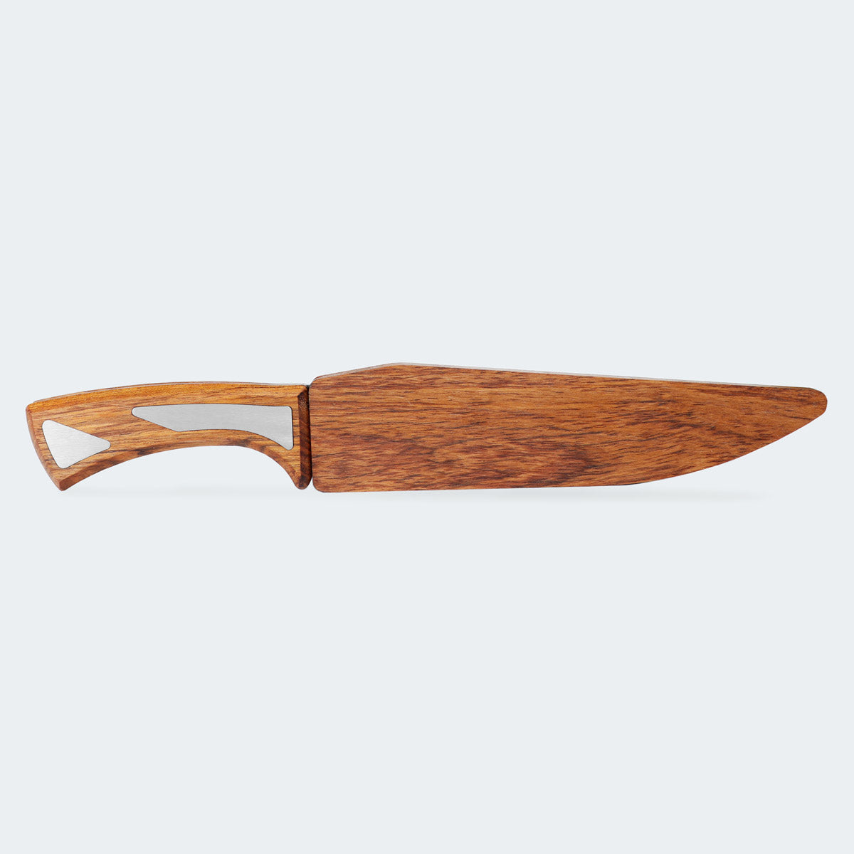 Cimo Kandandji 8 Stainless Steel Knife with Wooden Handle and Sheath - KJ131/8-MAD C/B