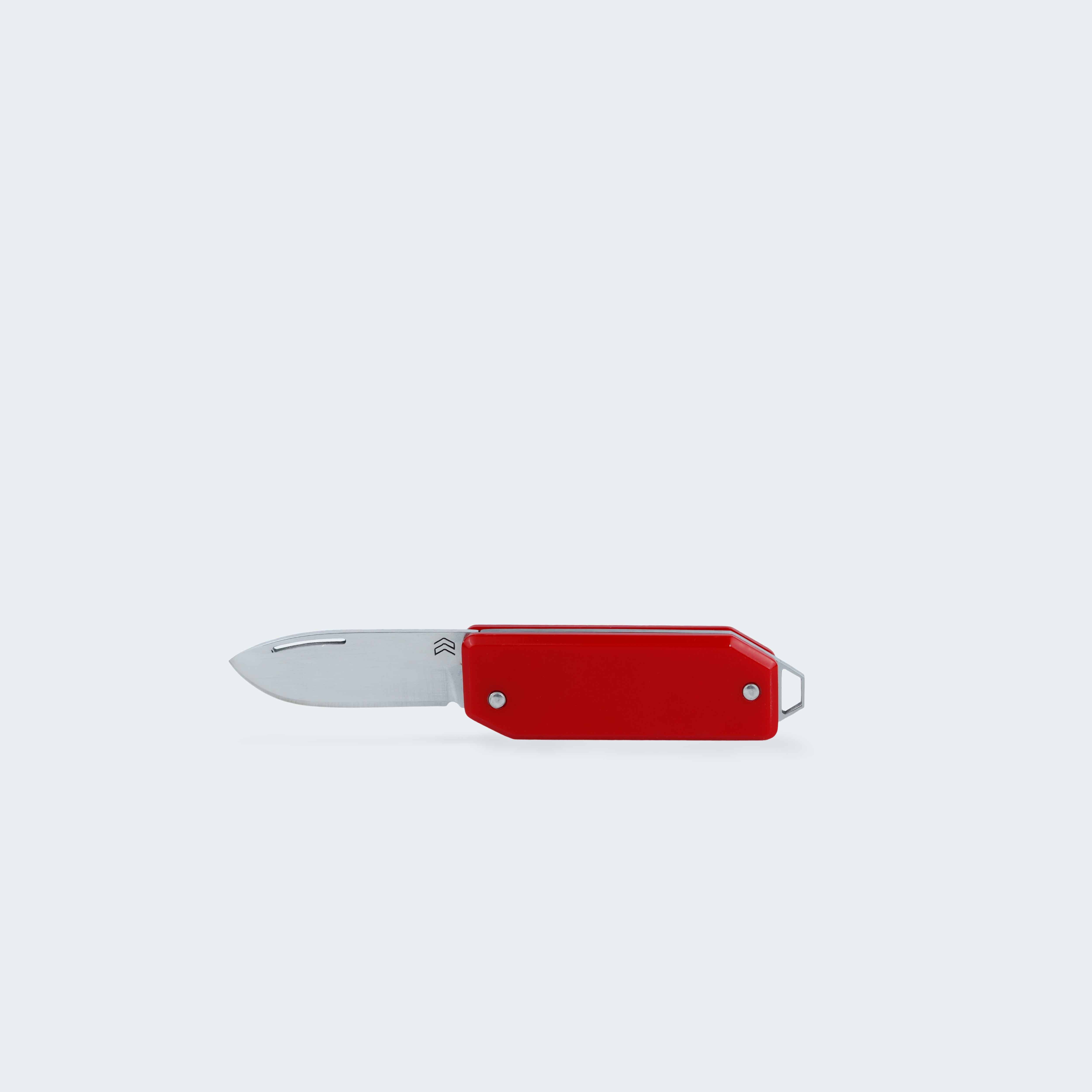 Cimo Mirim 49 Stainless Steel Pocket Knife, Red Handle - MI49-VM