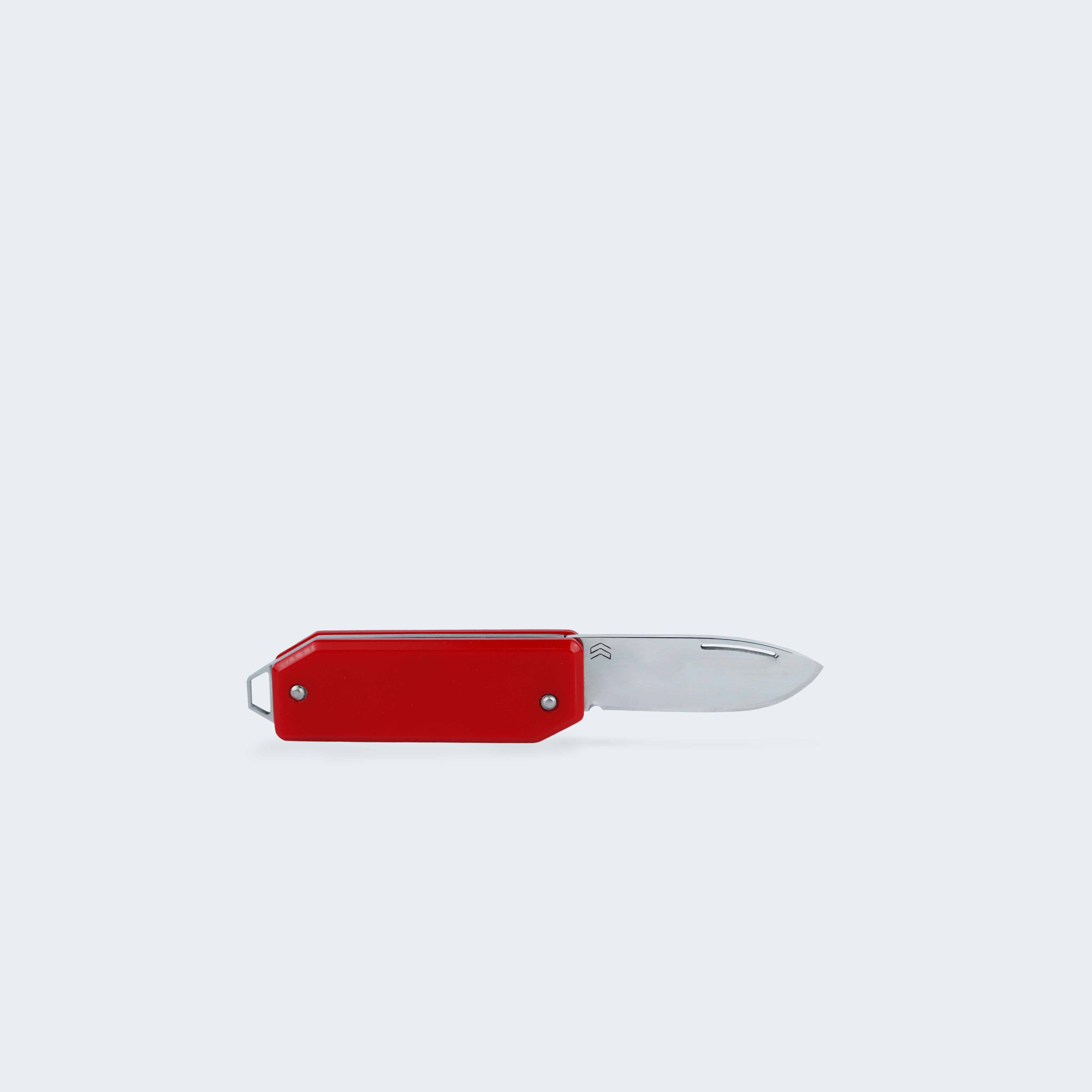 Cimo Mirim 49 Stainless Steel Pocket Knife, Red Handle - MI49-VM