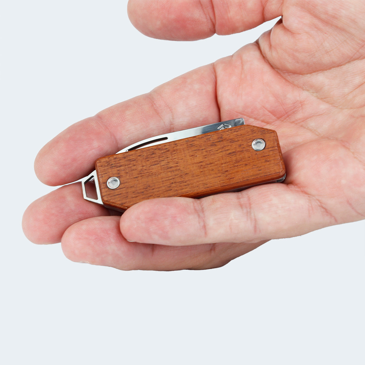 Cimo Mirim 49 Stainless Steel Pocket Knife with Wooden Handle - MI49-MAD