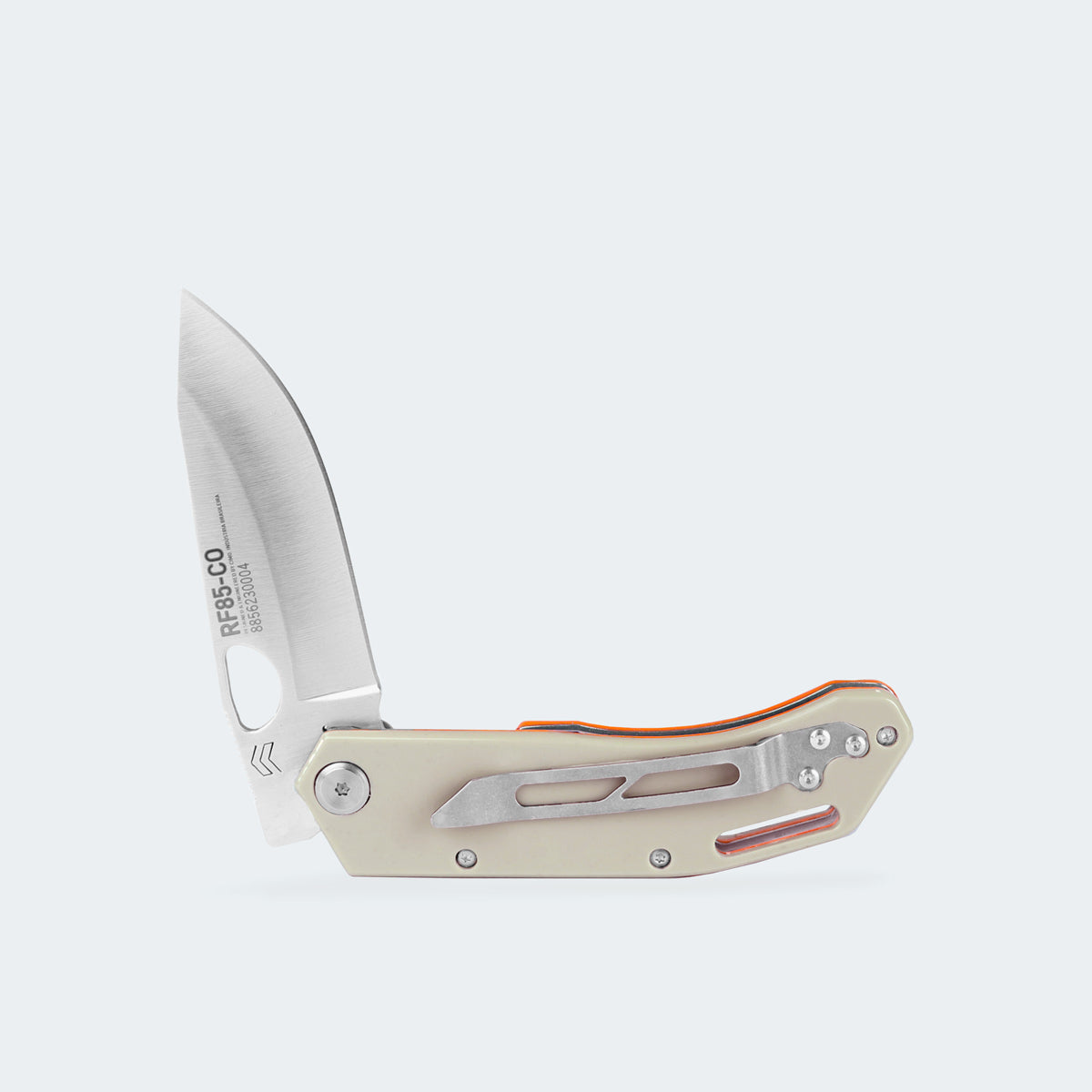 Cimo Inox Rigiflex Coyote Handle Pocket Knife with Clip - RF85-CO