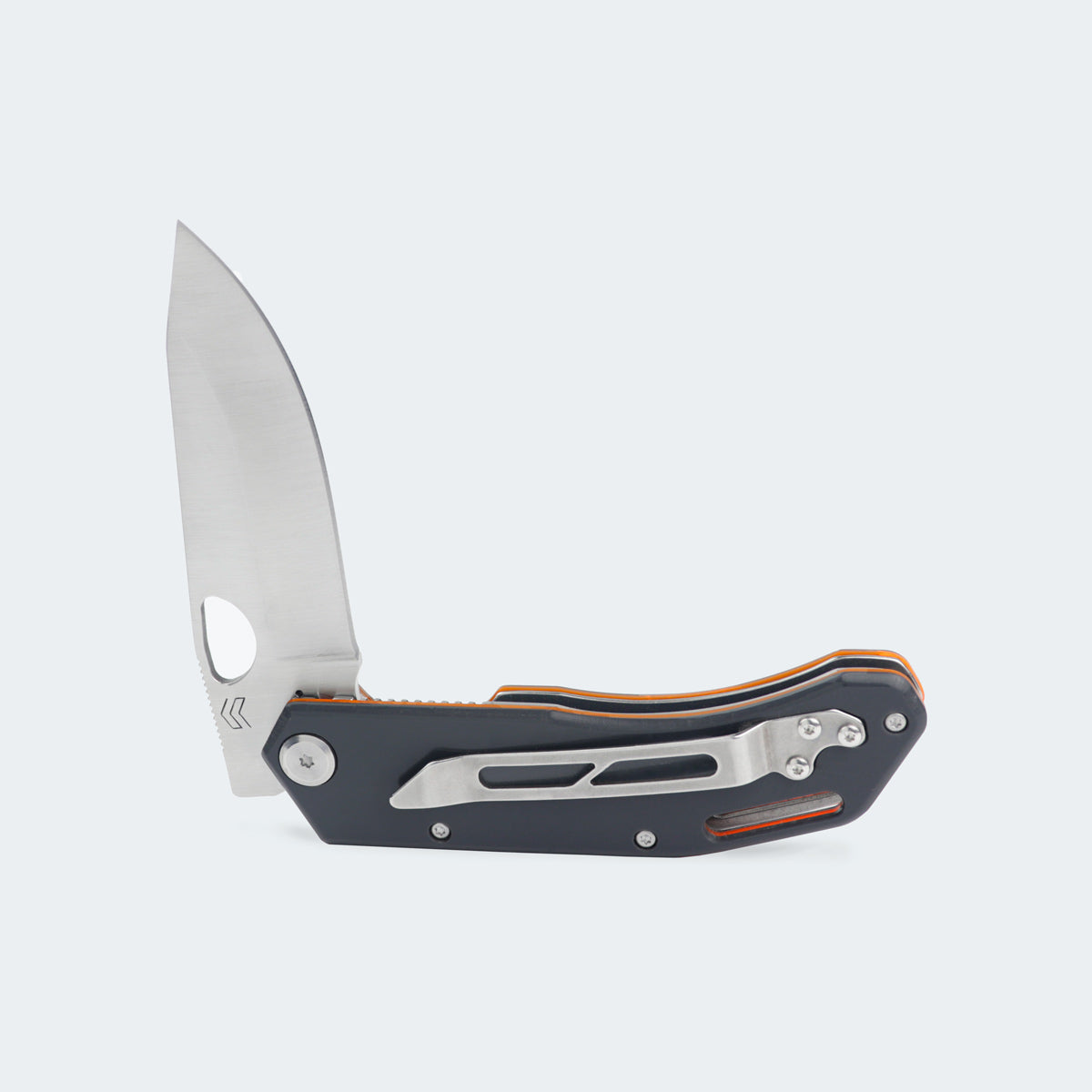 Cimo Inox Rigiflex Handle Cyber Pocket Knife with Clip - RF85-CY