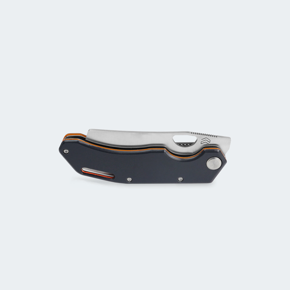 Cimo Cleaver Stainless Steel Pocket Knife with Rigiflex Cyber Handle and Clip - RF85C-CY