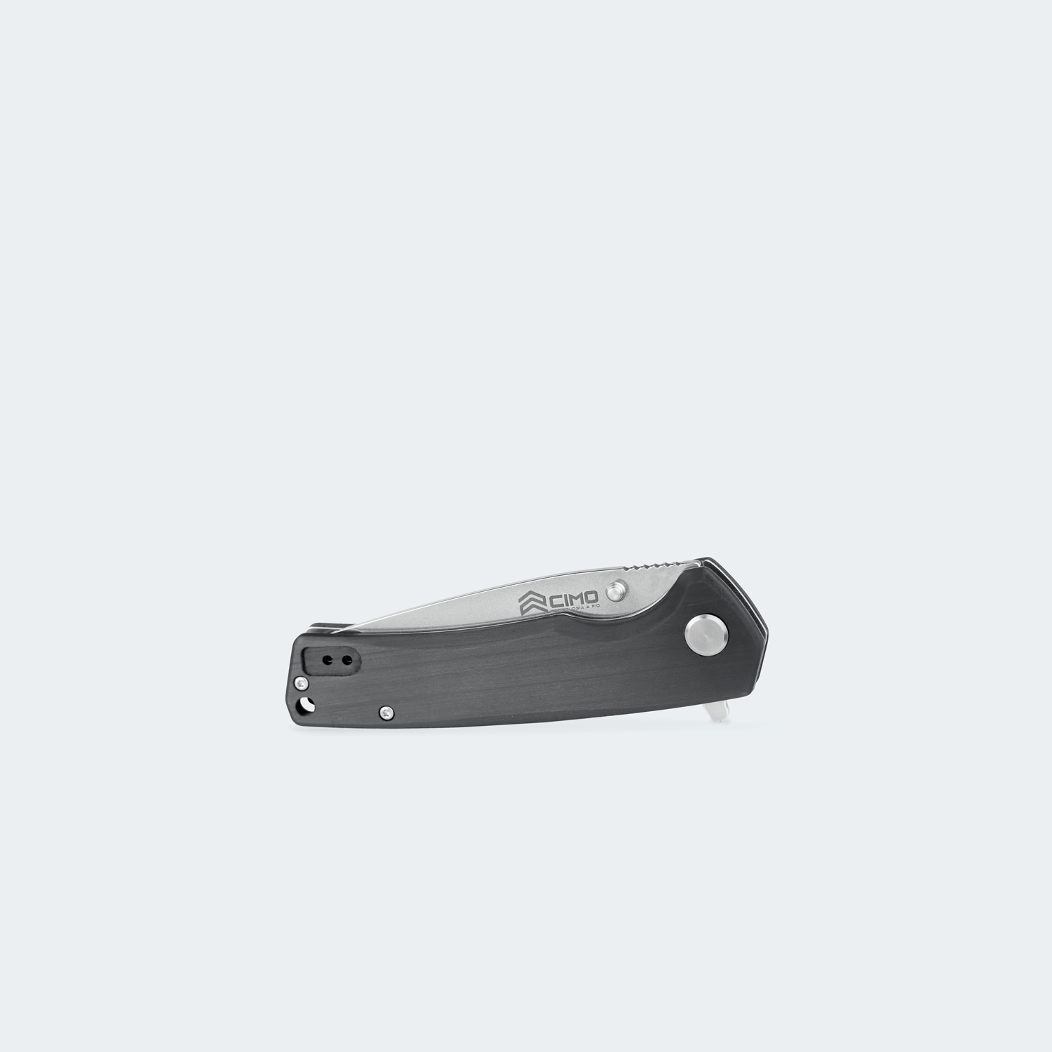 Cimo Verzon Tanto Stainless Steel Knife Carbon Fiber Handle with Bearing - VZ85T-FC