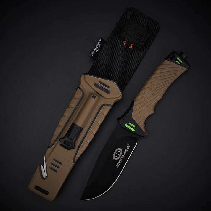 Nightingale Elite Tactical Knife With Armour – 440C Steel, PP+TPR Handle | Combat and Outdoor