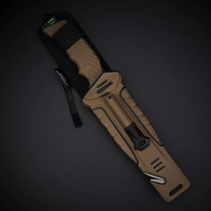 Nightingale Elite Tactical Knife With Armour – 440C Steel, PP+TPR Handle | Combat and Outdoor