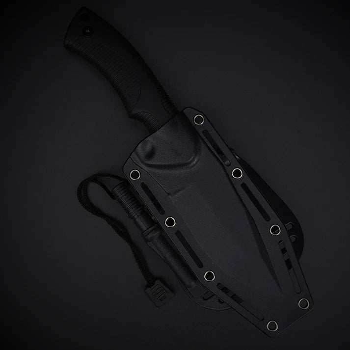 WASP Tactical Knife With Armor – 440C Steel, Nylon Fiber Handle | Combat and Resistance