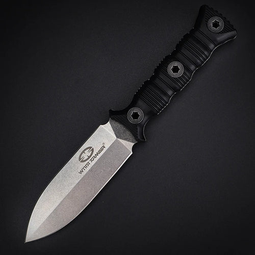 Bayonet Knife With Armour – 440C Steel, Kydex Sheath, G10 Handle | Compact and Resilient