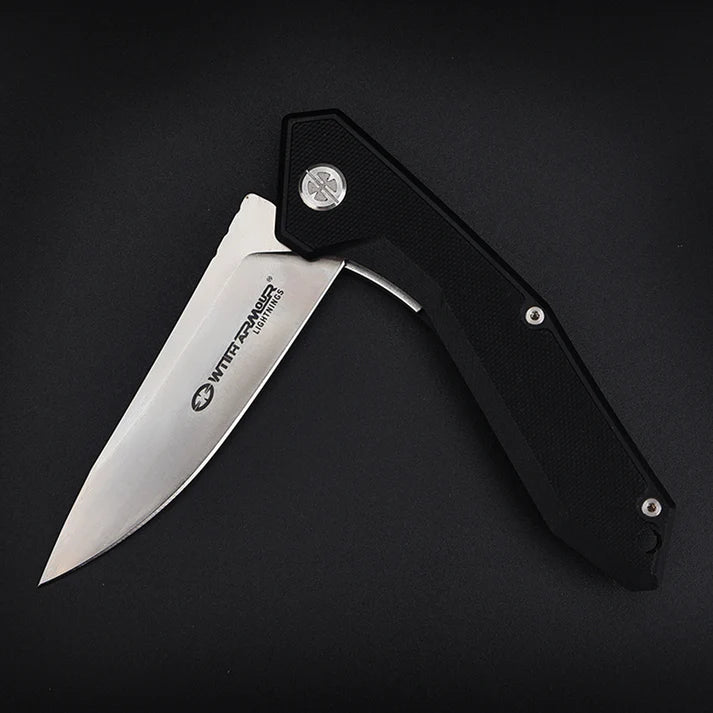 EDC Gent Knife With Armour – D2 Steel, Liner Lock, G10 Handle | Elegant and Functional