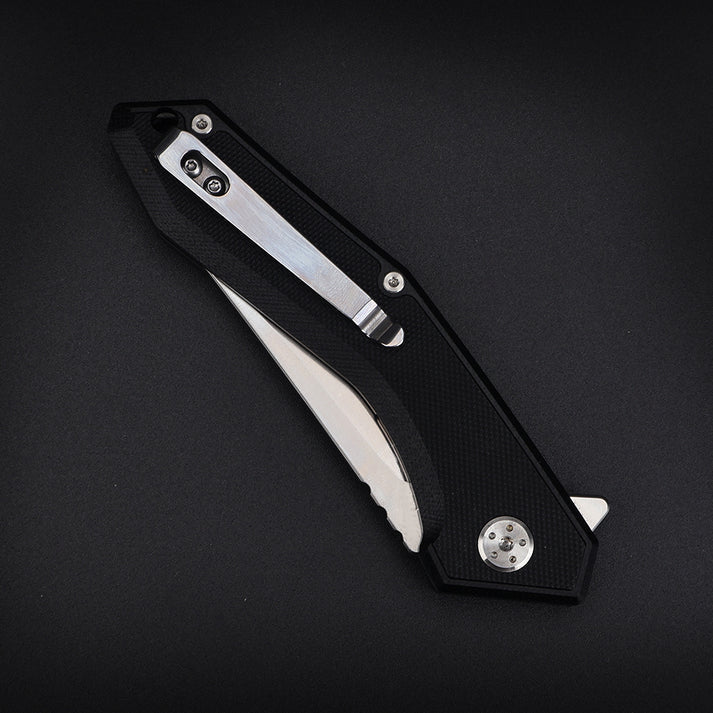 EDC Gent Knife With Armour – D2 Steel, Liner Lock, G10 Handle | Elegant and Functional