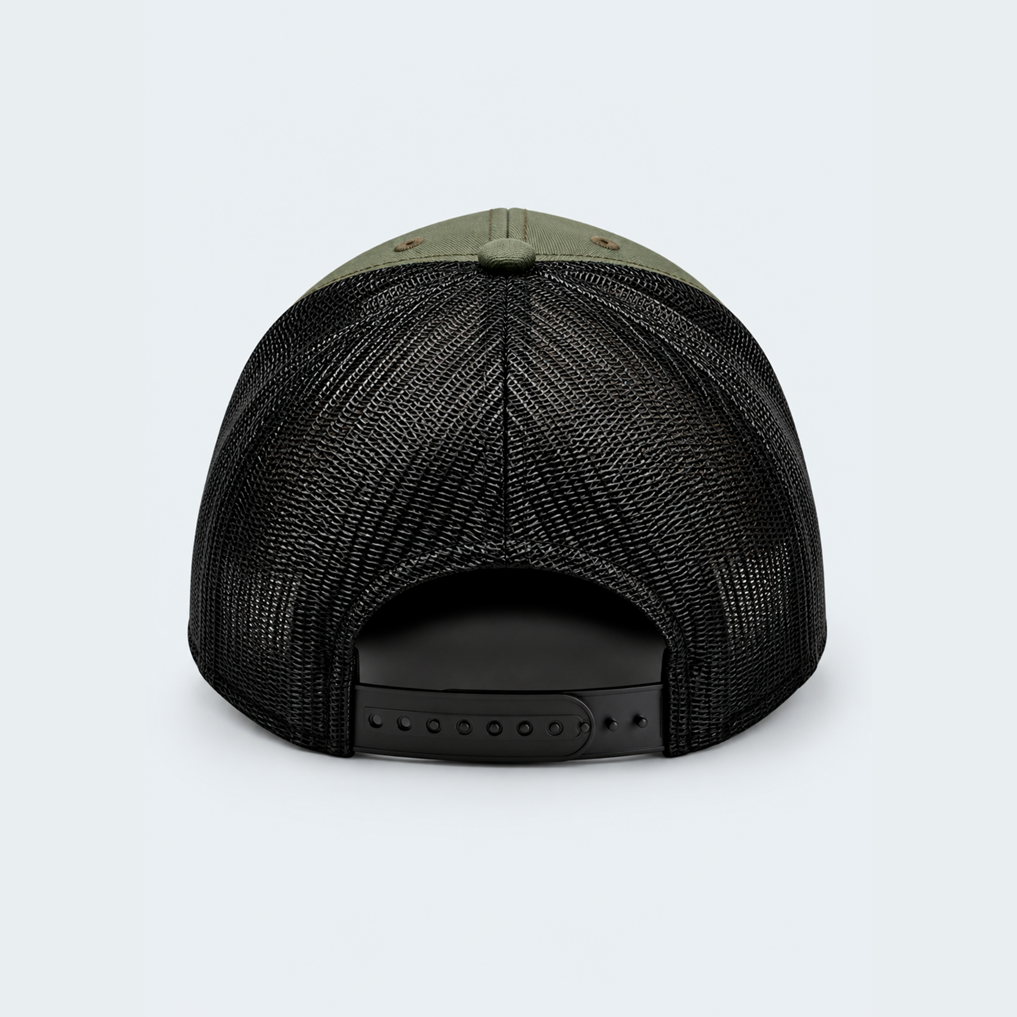 Boné Trucker Cimo Explorer Verde Musgo - costas
