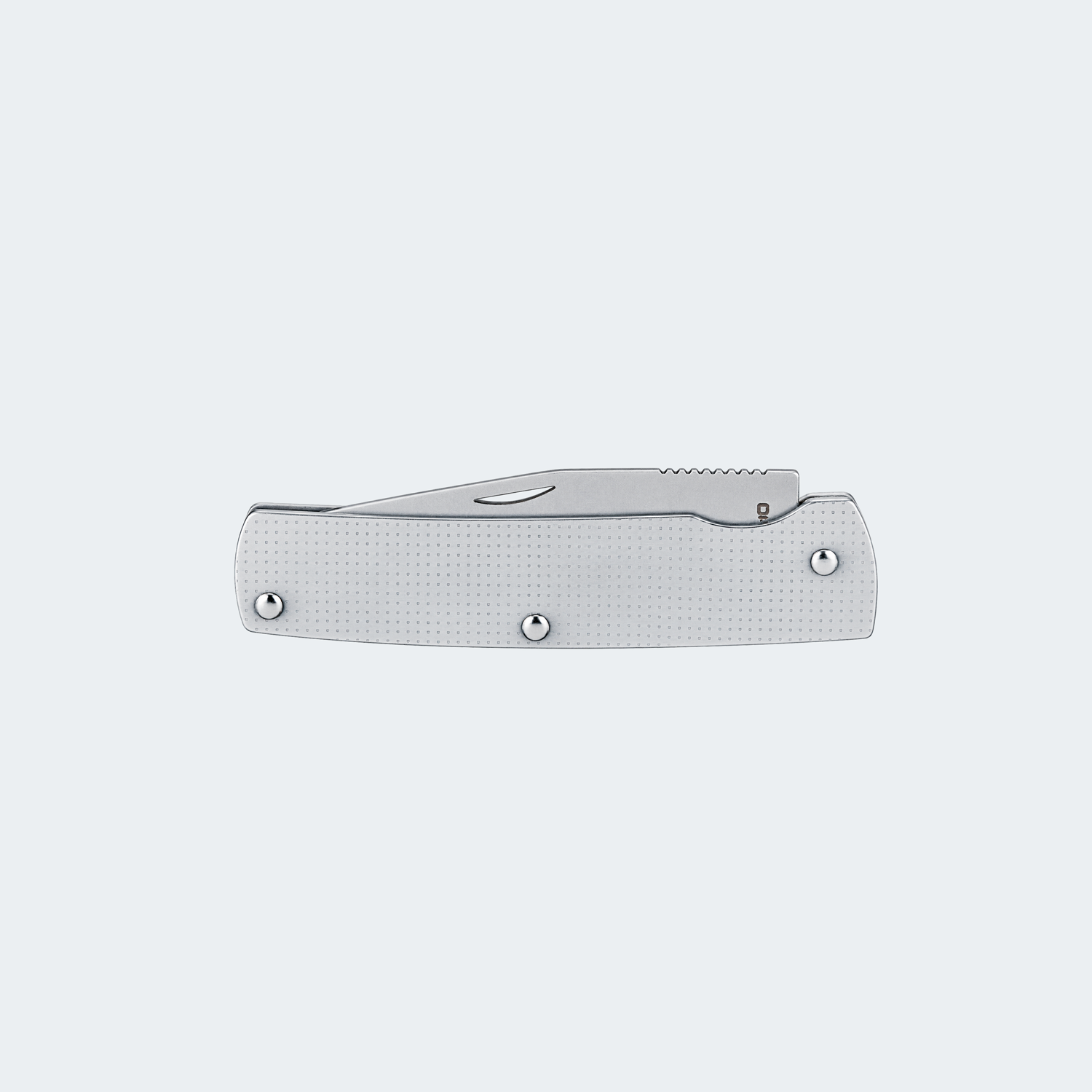 Cimo Stainless Steel Folding Knife with Stainless Steel Handle and Clip - 14/3 CLIP