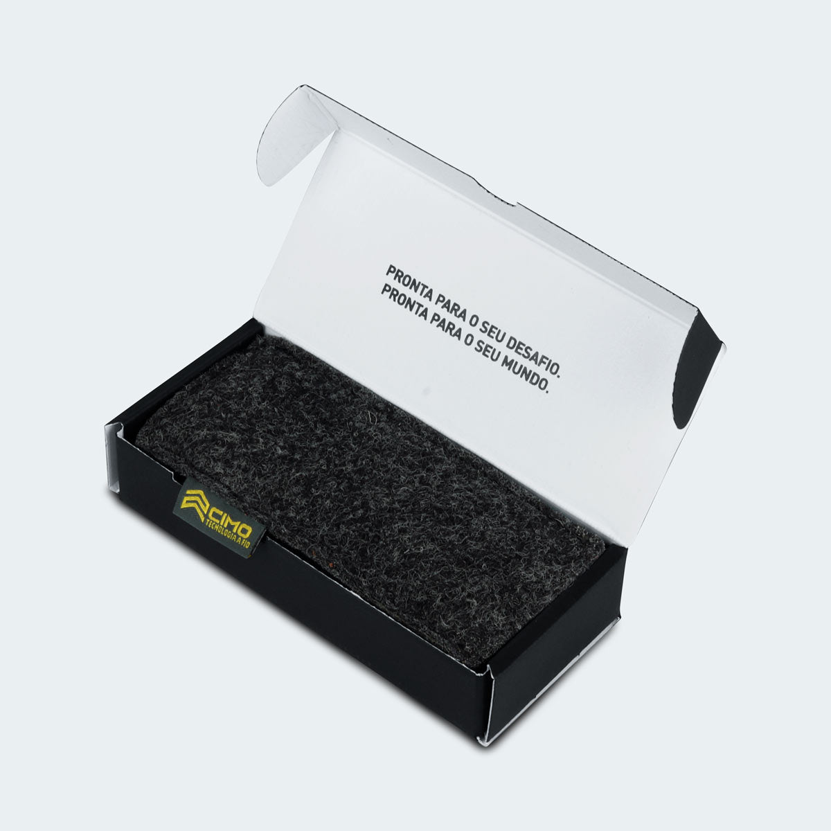 Cimo Cleaver Stainless Steel Pocket Knife with Rigiflex Cyber Handle and Clip - RF85C-CY